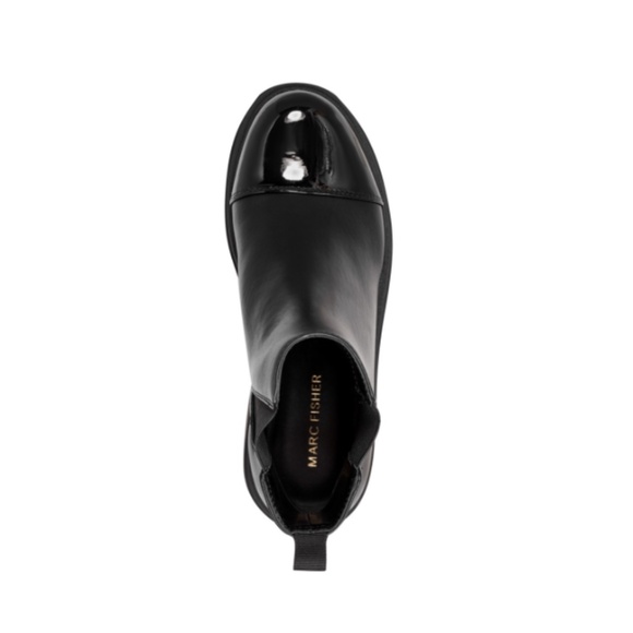 Marc Fisher Women's Pietror Lug-Sole Almond Toe Ankle Booties - Black Multi - Picture 4 of 8